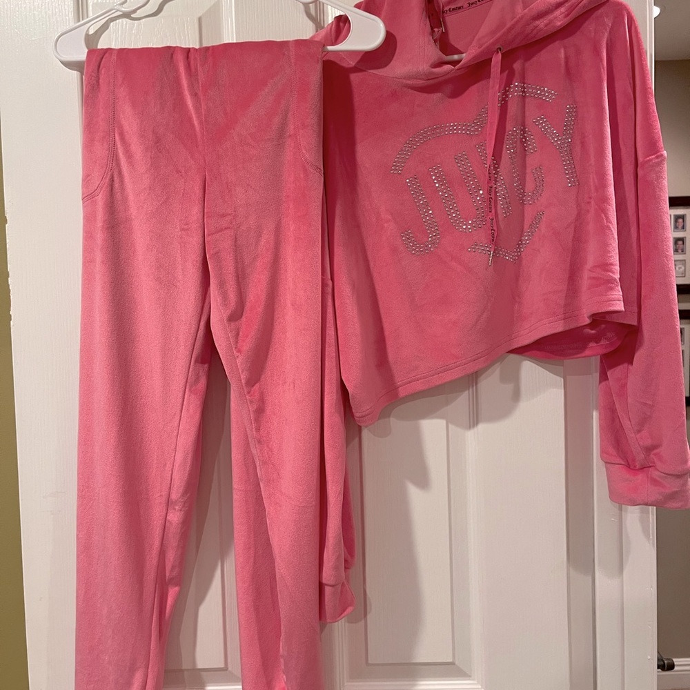 Juicy couture pink XL velour